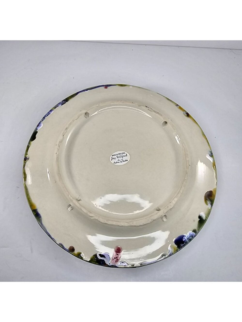 Jay Willfred Andrea By Sadek Lobster Plate Palissy Majolica Portugal - Picture 6 of 10
